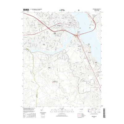 2016 Map of New Bern, 2016 Print