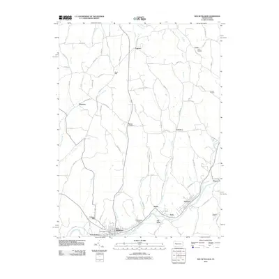 2010 Map of New Bethlehem, 2010 Print