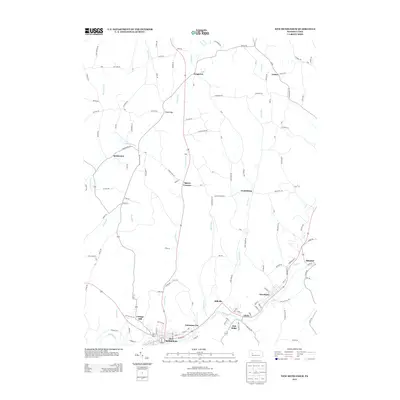 2013 Map of New Bethlehem, 2013 Print