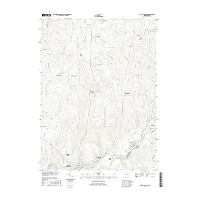 2016 Map of New Bethlehem, 2016 Print