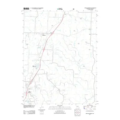 2012 Map of New Bloomfield, 2012 Print