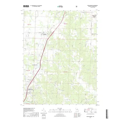2017 Map of New Bloomfield, 2017 Print