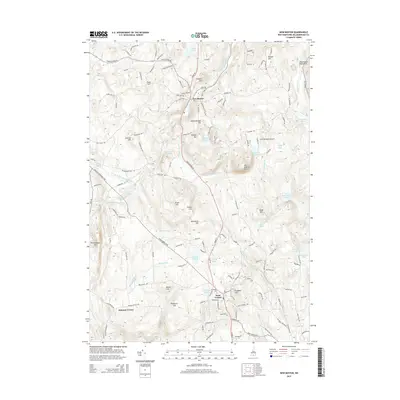 2015 Map of New Boston, 2015 Print