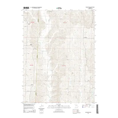2014 Map of New Boston, 2014 Print