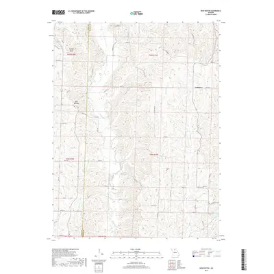 2017 Map of New Boston, 2017 Print
