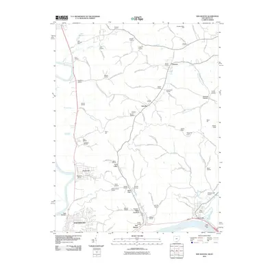 2010 Map of New Boston, 2010 Print