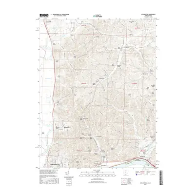 2016 Map of New Boston, 2016 Print