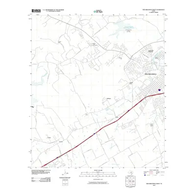 2010 Map of New Braunfels West, 2010 Print