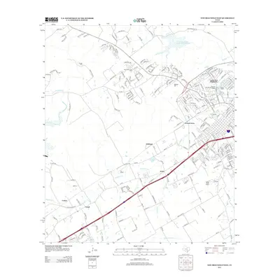 2013 Map of New Braunfels West, 2013 Print