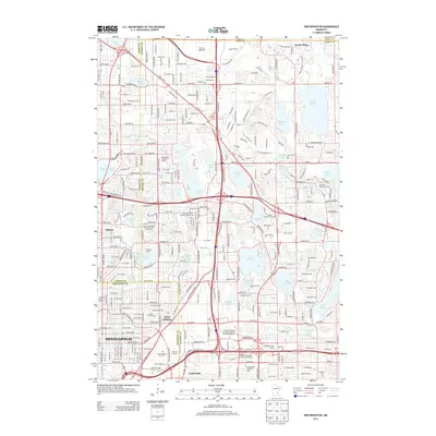 2013 Map of New Brighton, 2013 Print
