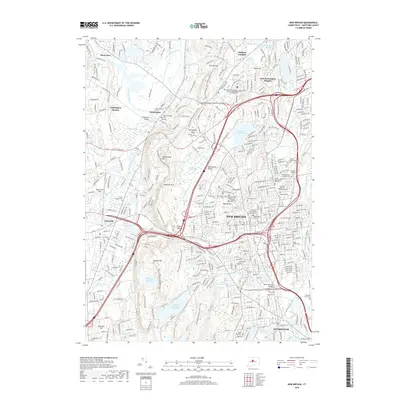 2018 Map of New Britain, 2018 Print