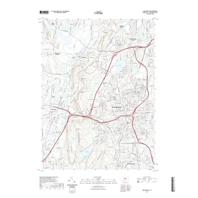 2021 Map of New Britain, 2021 Print