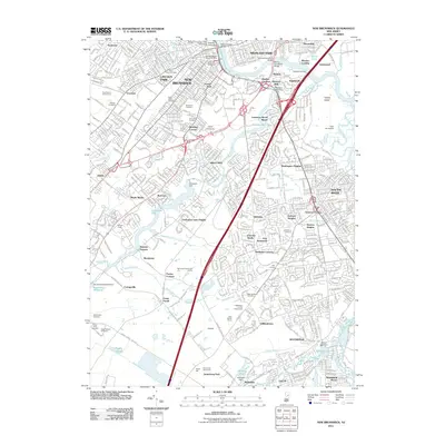 2011 Map of New Brunswick, 2011 Print