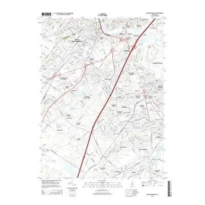 2014 Map of New Brunswick, 2014 Print