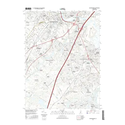 2016 Map of New Brunswick, 2016 Print