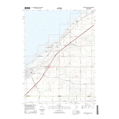 2014 Map of New Buffalo East, 2014 Print