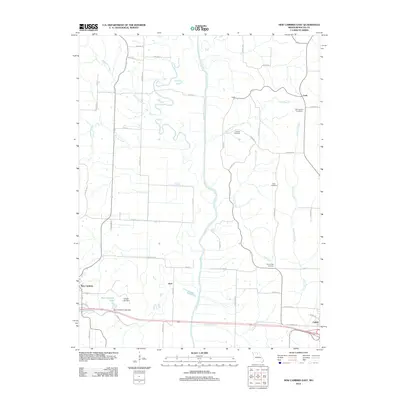 2012 Map of New Cambria East, 2012 Print