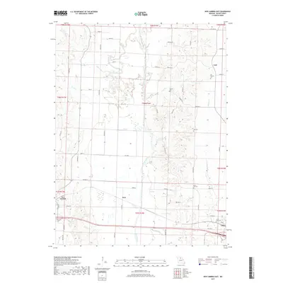 2017 Map of New Cambria East, 2017 Print