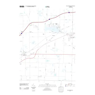 2013 Map of New Carlisle, 2013 Print