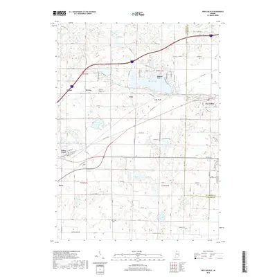 2019 Map of New Carlisle, 2019 Print