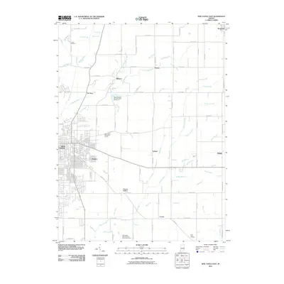 2010 Map of New Castle East, 2010 Print