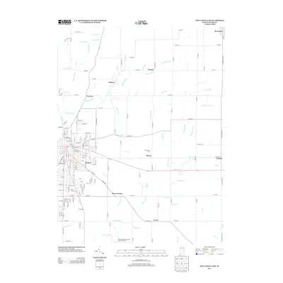 2013 Map of New Castle East, 2013 Print