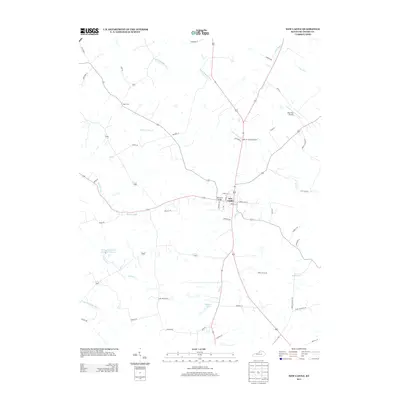 2013 Map of New Castle, 2013 Print