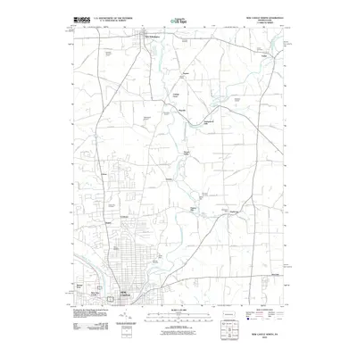 2010 Map of New Castle North, 2010 Print
