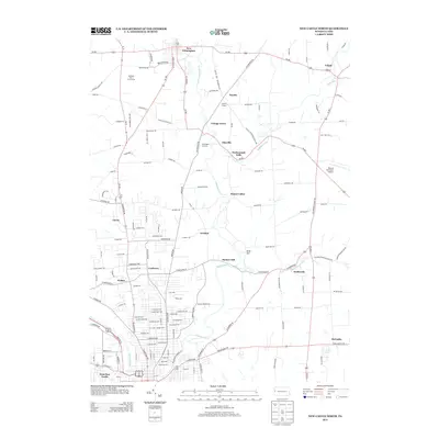 2013 Map of New Castle North, 2013 Print