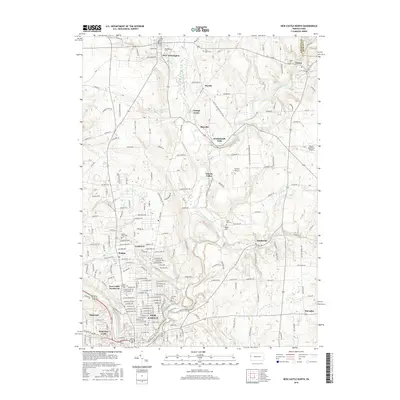 2016 Map of New Castle North, 2016 Print