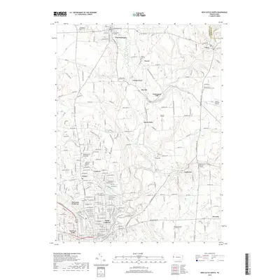 2019 Map of New Castle North, 2019 Print