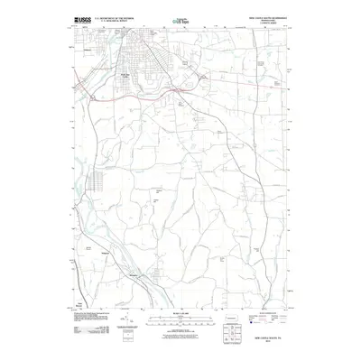 2010 Map of New Castle South, 2010 Print