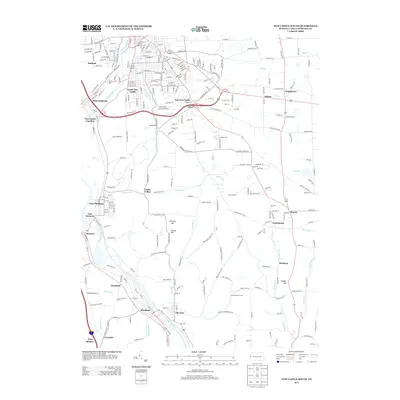2013 Map of New Castle South, 2013 Print