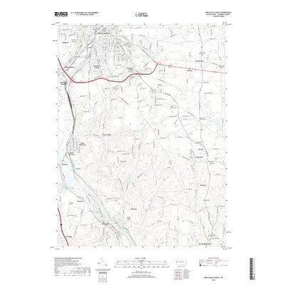 2019 Map of New Castle South, 2019 Print