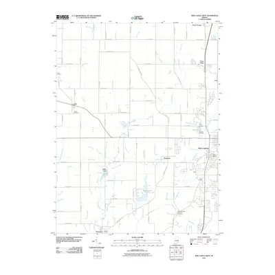 2010 Map of New Castle West, 2010 Print