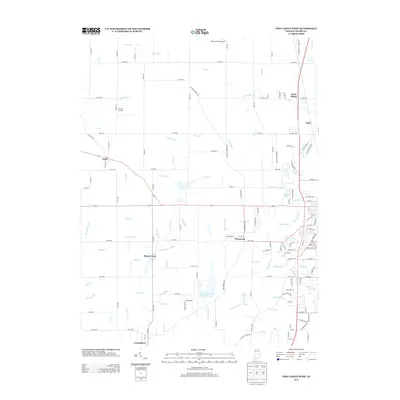 2013 Map of New Castle West, 2013 Print