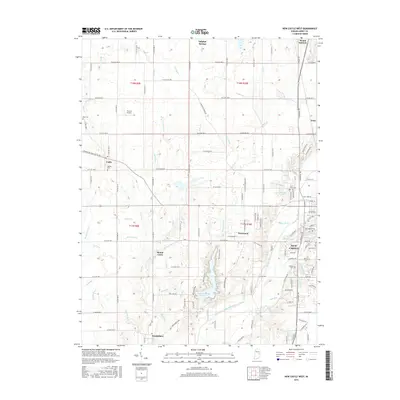 2016 Map of New Castle West, 2016 Print