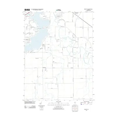 2012 Map of New City, 2012 Print
