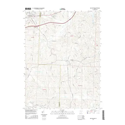 2016 Map of New Concord, 2016 Print