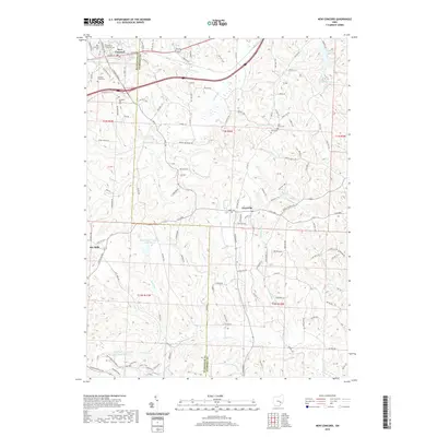 2019 Map of New Concord, 2019 Print