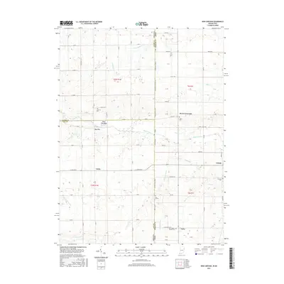 2016 Map of New Corydon, 2016 Print