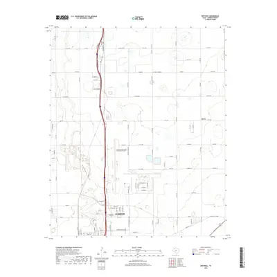 2019 Map of New Deal, 2019 Print