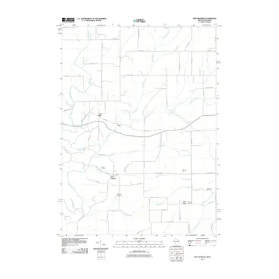 2010 Map of New Diggings, 2010 Print