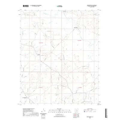 2020 Map of New Edinburg, 2020 Print