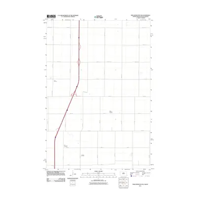 2011 Map of New Effington NE, 2011 Print