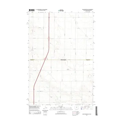 2014 Map of New Effington NE, 2014 Print