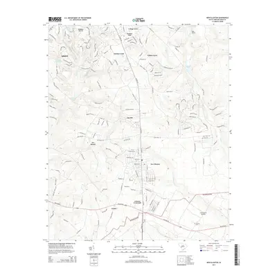 2014 Map of New Ellenton, 2014 Print