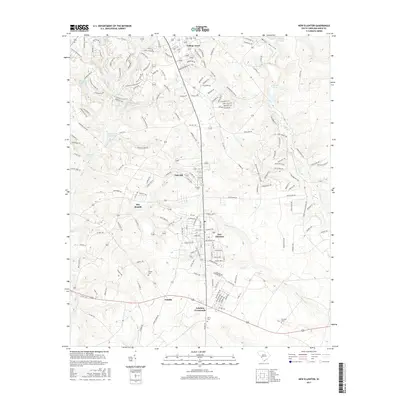 2017 Map of New Ellenton, 2017 Print