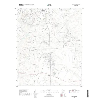 2020 Map of New Ellenton, 2020 Print