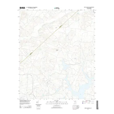2014 Map of New Ellenton SE, 2014 Print